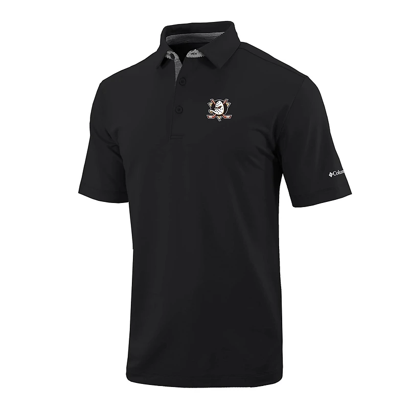 Columbia Anaheim Ducks Even Lie Omni-Wick Polo