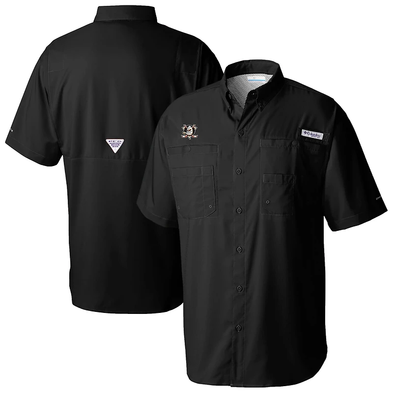 Columbia Anaheim Ducks Tamiami Short Sleeve Omni-Wick Button-Down Shirt
