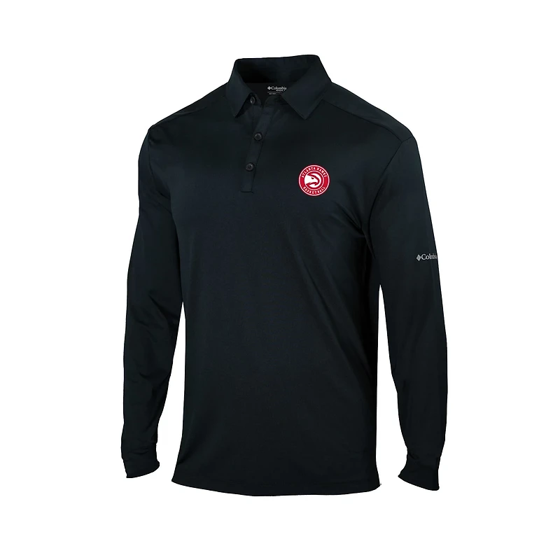 Columbia Atlanta Hawks Omni-Wick Pin High Long Sleeve Polo