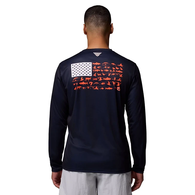 Columbia Auburn Tigers PHG Terminal Shot Long Sleeve T-Shirt