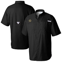 Columbia Boston Bruins Tamiami Short Sleeve Omni-Wick Button-Down Shirt