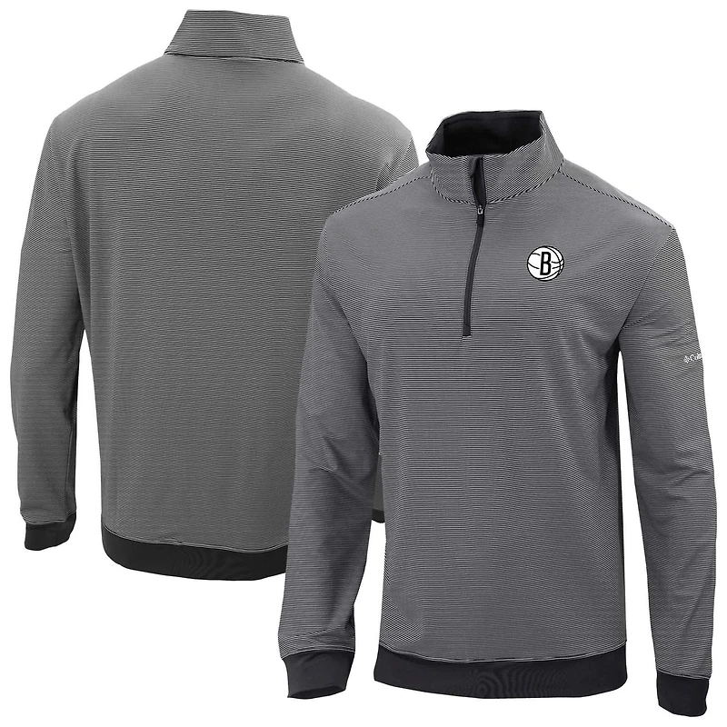 Columbia Brooklyn Nets Omni-Wick Even Lie Quarter-Zip Pullover