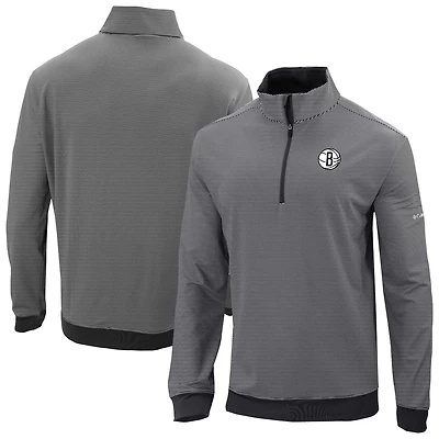 Columbia Brooklyn Nets Omni-Wick Even Lie Quarter-Zip Pullover