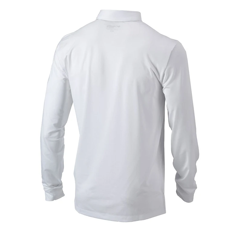 Columbia Brooklyn Nets Omni-Wick Pin High Long Sleeve Polo