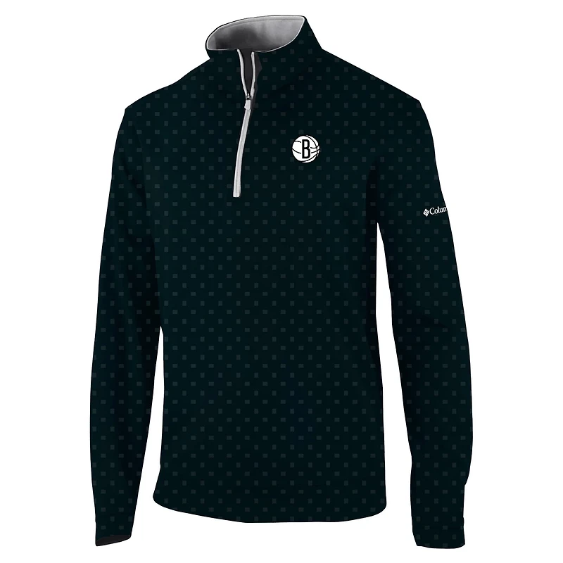 Columbia Brooklyn Nets Omni-Wick Wickhams Hills Quarter-Zip Pullover Top