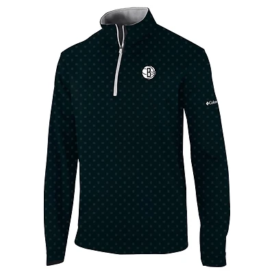 Columbia Brooklyn Nets Omni-Wick Wickhams Hills Quarter-Zip Pullover Top
