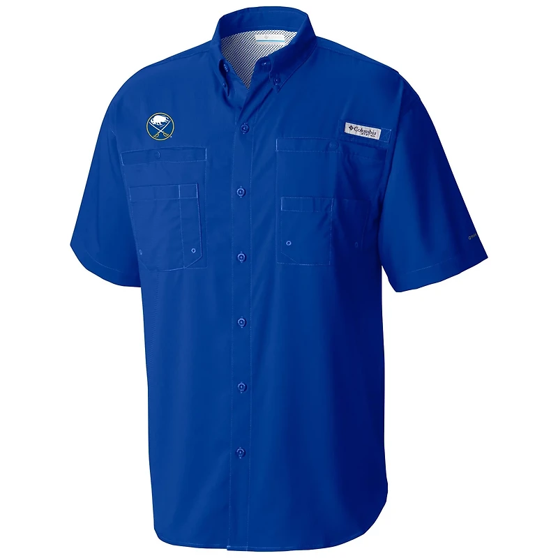 Columbia Buffalo Sabres Tamiami Short Sleeve Omni-Wick Button-Down Shirt