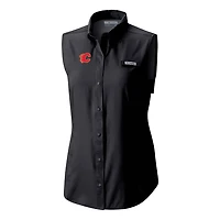 Columbia Calgary Flames Tamiami Omni-Shade Sleeveless Button-Up Shirt