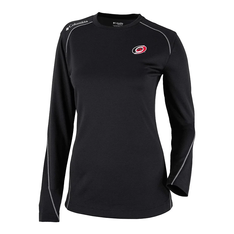 Columbia Carolina Hurricanes Shotgun Omni-Wick Raglan Long Sleeve T-Shirt