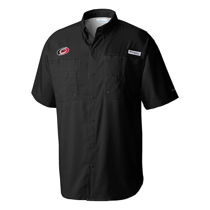 Columbia Carolina Hurricanes Tamiami Short Sleeve Omni-Wick Button-Down Shirt