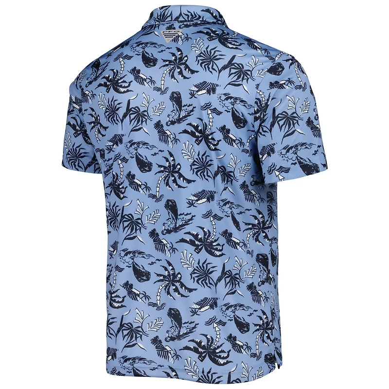 Columbia Carolina North Tar Heels Super Terminal Tackle Omni-Shade Polo