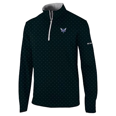Columbia Charlotte Hornets Omni-Wick Wickhams Hills Quarter-Zip Pullover Top