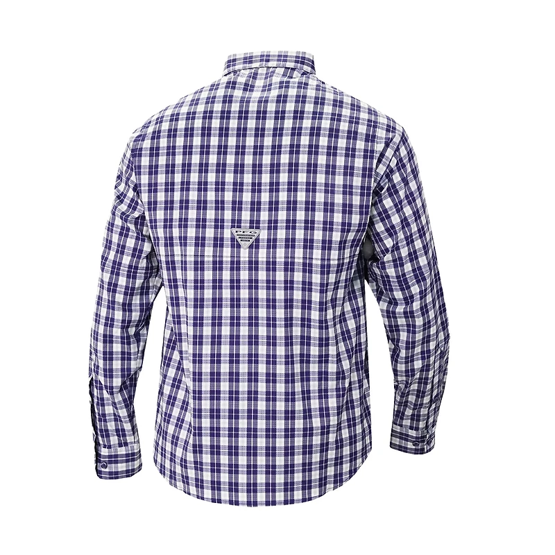 Columbia Charlotte Hornets Super Tamiami Long Sleeve Button-Up