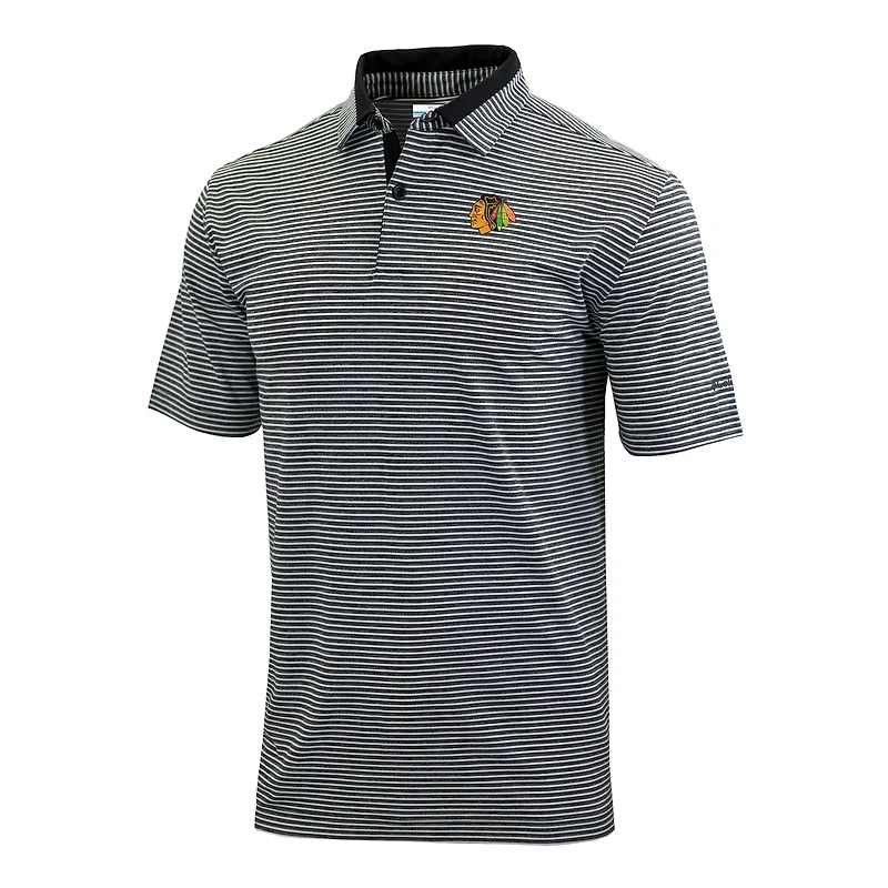 Columbia Chicago Blackhawks Golden Hills Omni-Wick Polo