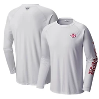Columbia Cincinnati Reds Terminal Tackle Long Sleeve T-Shirt