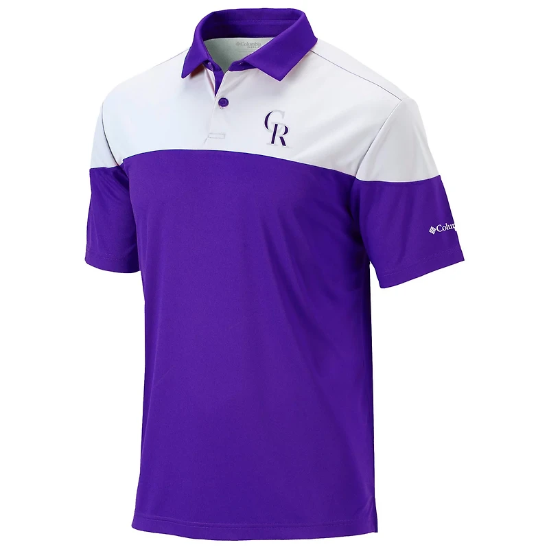 Columbia Colorado Rockies Omni-Wick Best Ball Polo