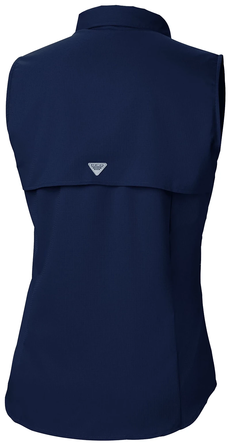 Columbia Columbus Blue Jackets Tamiami Omni-Shade Sleeveless Button-Up Shirt