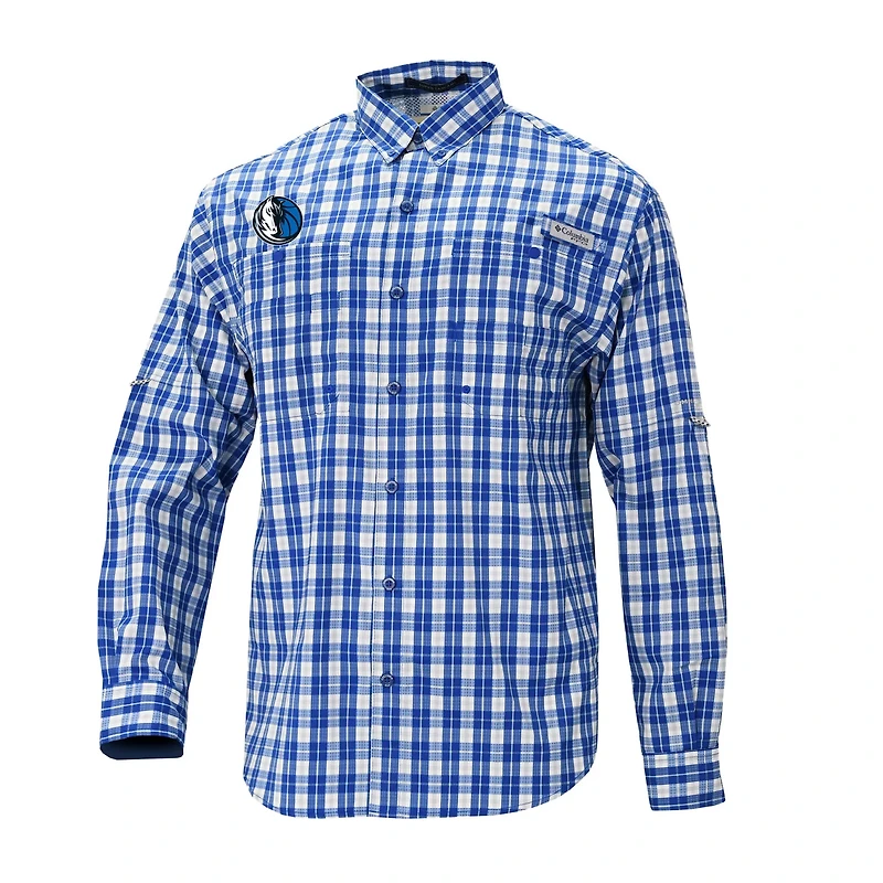 Columbia Dallas Mavericks Super Tamiami Long Sleeve Button-Up
