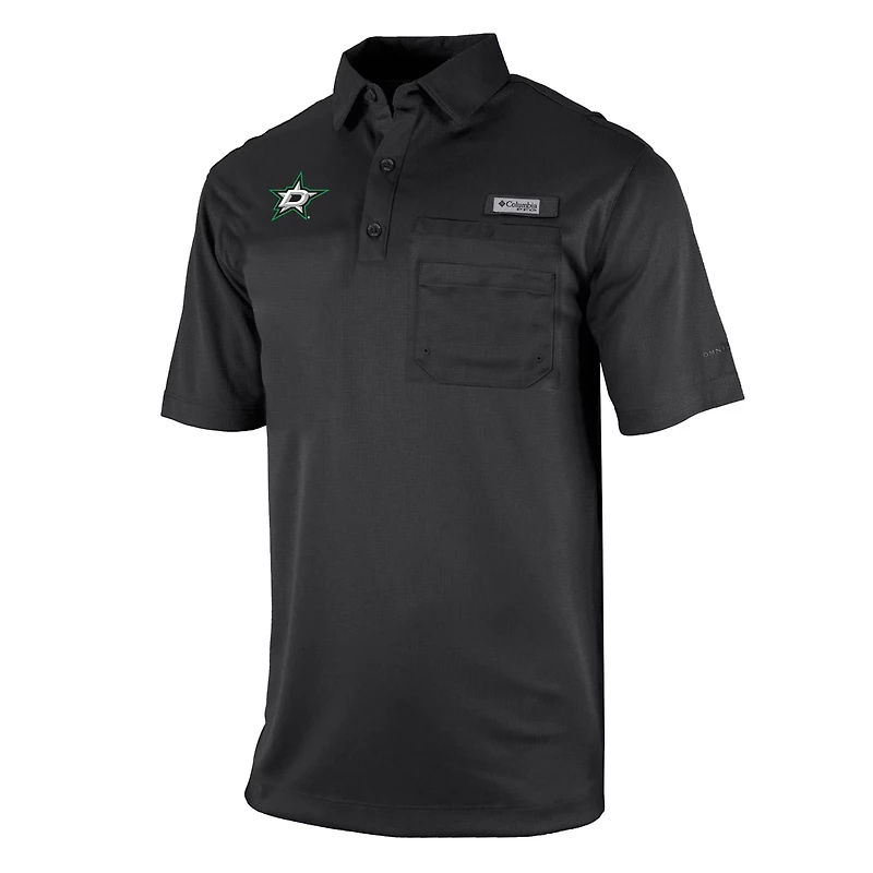 Columbia Dallas Stars Flycaster Omni-Wick Pocket Polo