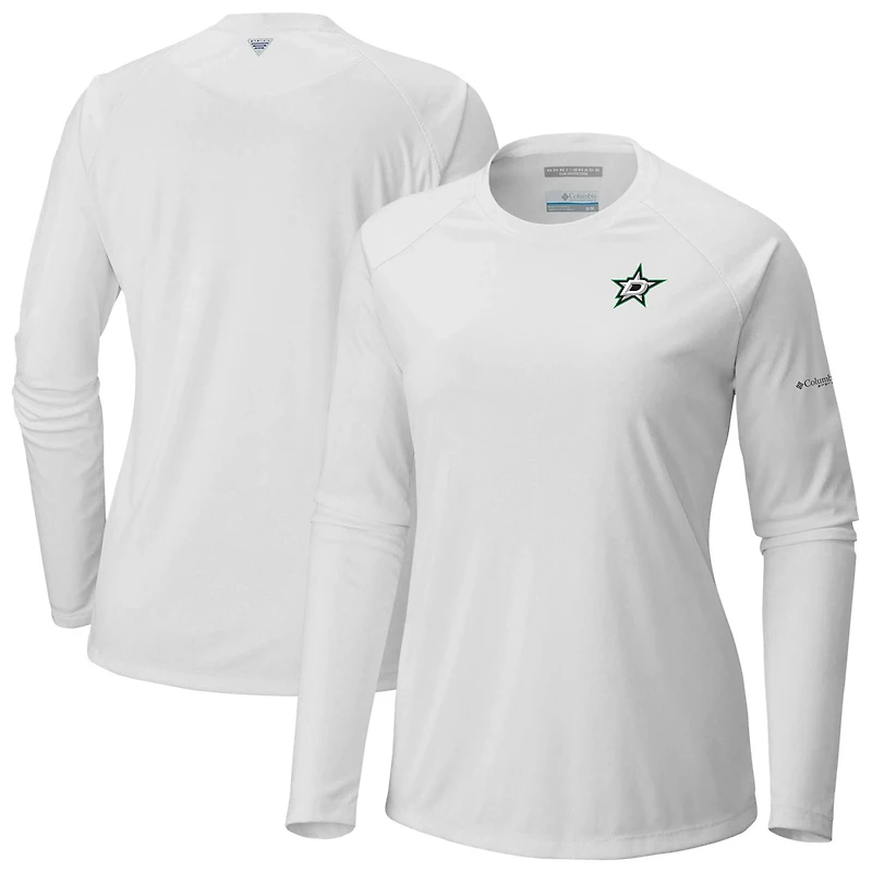 Columbia Dallas Stars Omni-Shade Tidal Tee II Raglan Long Sleeve T-Shirt