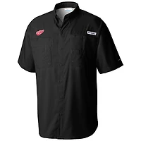 Columbia Detroit Red Wings Tamiami Short Sleeve Omni-Wick Button-Down Shirt