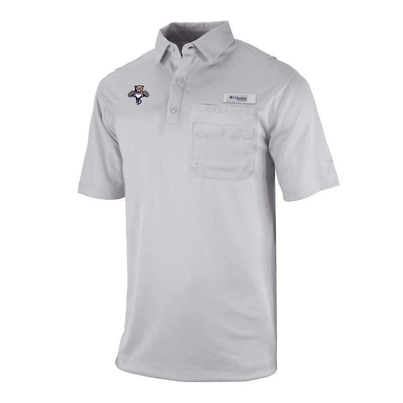 Columbia Florida Panthers Flycaster Omni-Wick Pocket Polo