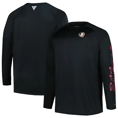 Columbia Florida State Seminoles Big Tall Terminal Tackle Long Sleeve Omni-Shade T-Shirt