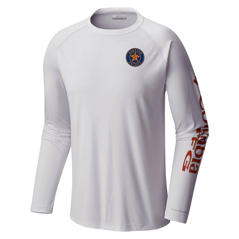 Columbia Houston Astros Terminal Tackle Long Sleeve T-Shirt