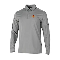 Columbia Iowa State Cyclones Omni-Wick Pin High Long Sleeve Polo