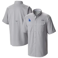 Columbia Los Angeles Dodgers Omni-Wick Low Drag Offshore Button-Up Shirt
