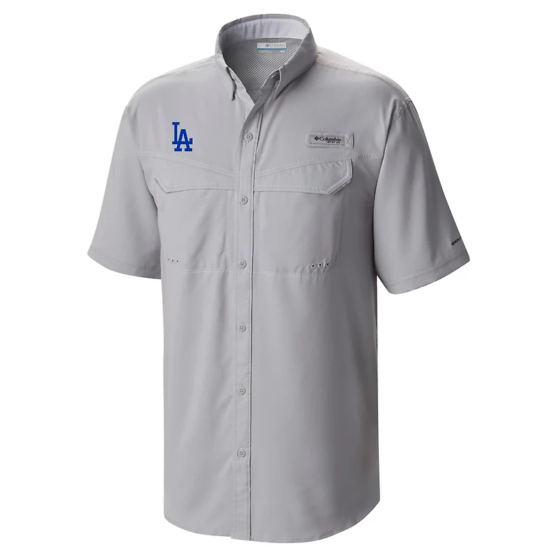 Columbia Los Angeles Dodgers Omni-Wick Low Drag Offshore Button-Up Shirt