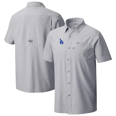 Columbia Los Angeles Dodgers Slack Tide Omni-Wick Button-Up Camp Shirt