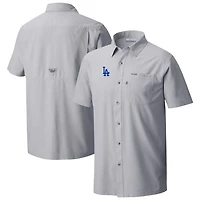 Columbia Los Angeles Dodgers Slack Tide Omni-Wick Button-Up Camp Shirt