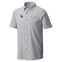 Columbia Los Angeles Dodgers Slack Tide Omni-Wick Button-Up Camp Shirt