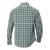 Columbia Miami Hurricanes Super Tamiami Omni-Shade Long Sleeve Button-Down Shirt