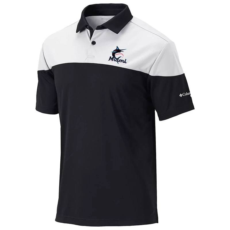 Columbia Miami Marlins Omni-Wick Best Ball Polo