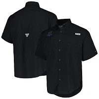 Columbia Miami Marlins Tamiami Omni-Shade Button-Down Shirt