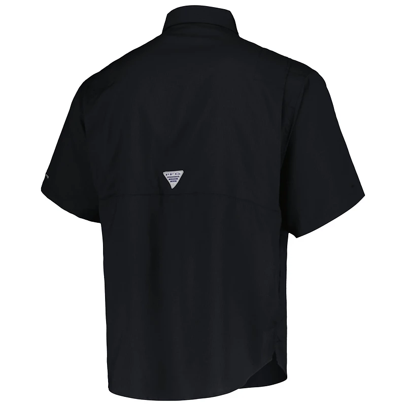 Columbia Miami Marlins Tamiami Omni-Shade Button-Down Shirt