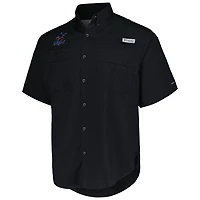 Columbia Miami Marlins Tamiami Omni-Shade Button-Down Shirt