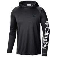 Columbia Miami Marlins Terminal Tackle Long Sleeve Hoodie T-Shirt