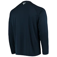 Columbia Michigan Wolverines Terminal Tackle Omni-Shade Raglan Long Sleeve T-Shirt