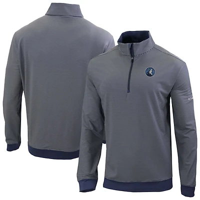 Columbia Minnesota Timberwolves Omni-Wick Even Lie Quarter-Zip Top