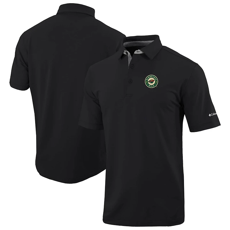 Columbia Minnesota Wild Even Lie Omni-Wick Polo