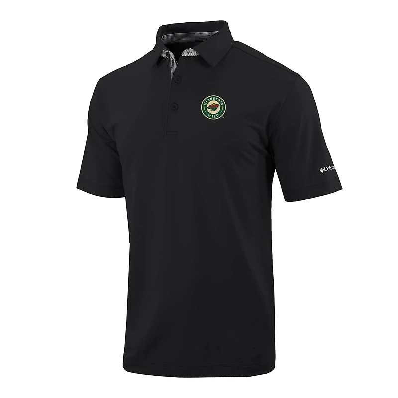 Columbia Minnesota Wild Even Lie Omni-Wick Polo