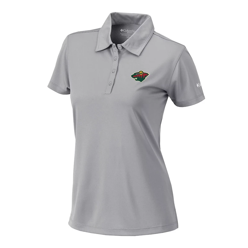 Columbia Minnesota Wild Omni-Wick Birdie Polo