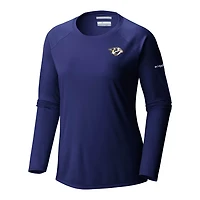 Columbia Nashville Predators Omni-Shade Tidal Tee II Raglan Long Sleeve T-Shirt