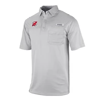 Columbia New Jersey Devils Flycaster Omni-Wick Pocket Polo