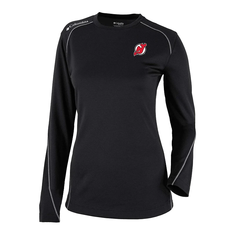 Columbia New Jersey Devils Shotgun Omni-Wick Raglan Long Sleeve T-Shirt