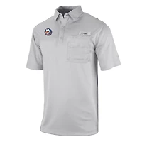 Columbia New York Islanders Flycaster Omni-Wick Pocket Polo