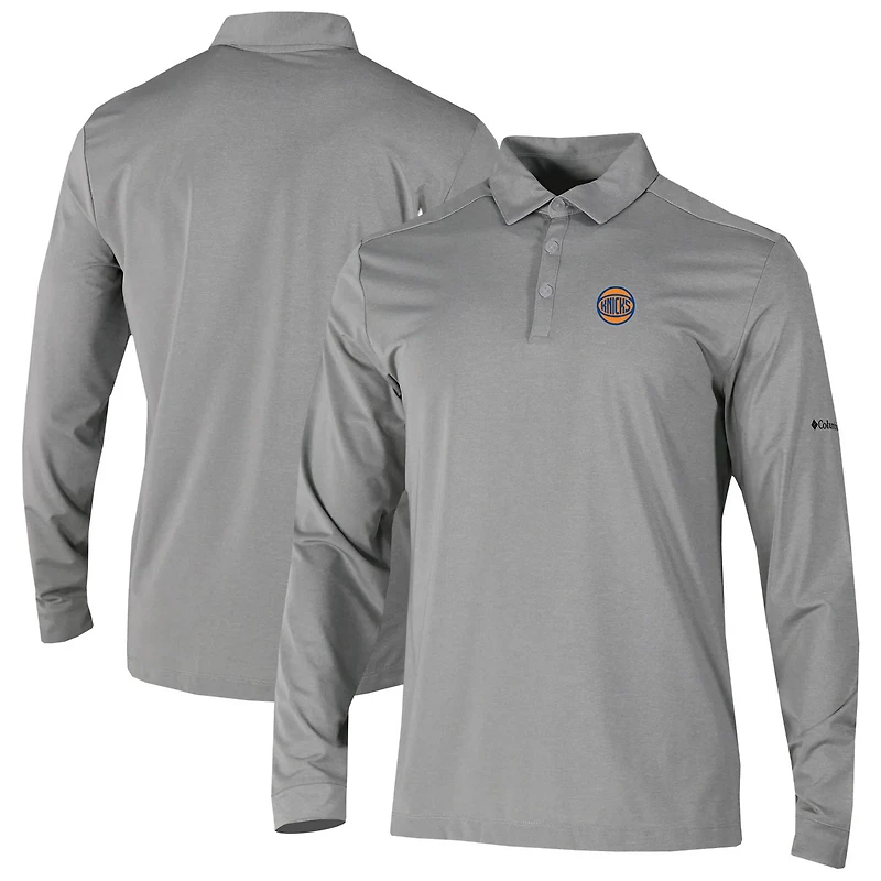 Columbia New York Knicks Omni-Wick Pin High Long Sleeve Polo